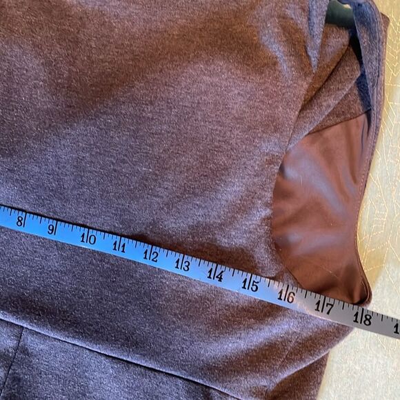 Liz Lange gray sleeveless dress /jumper size M Maternity invisible zipper side - Picture 8 of 11